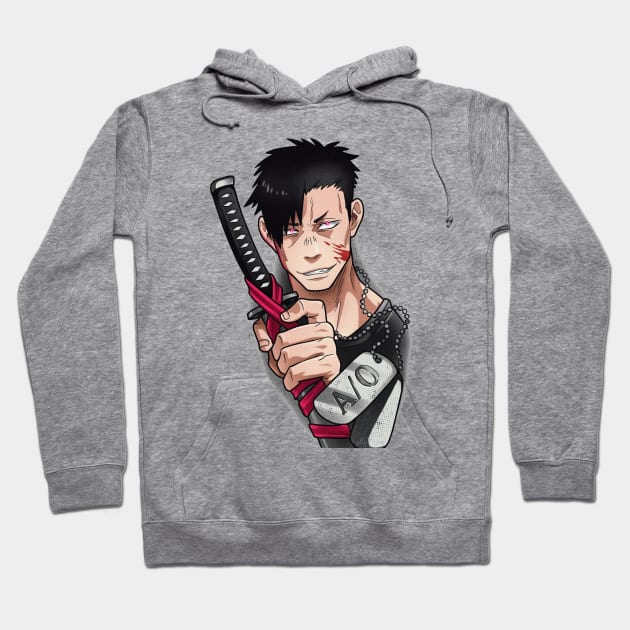 gangsta Hoodie by Stephanie Francoeur Art